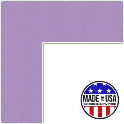 ArtToFrames Custom Pink Lavender Mist Picture Photo Frame Mat Matting Board LG