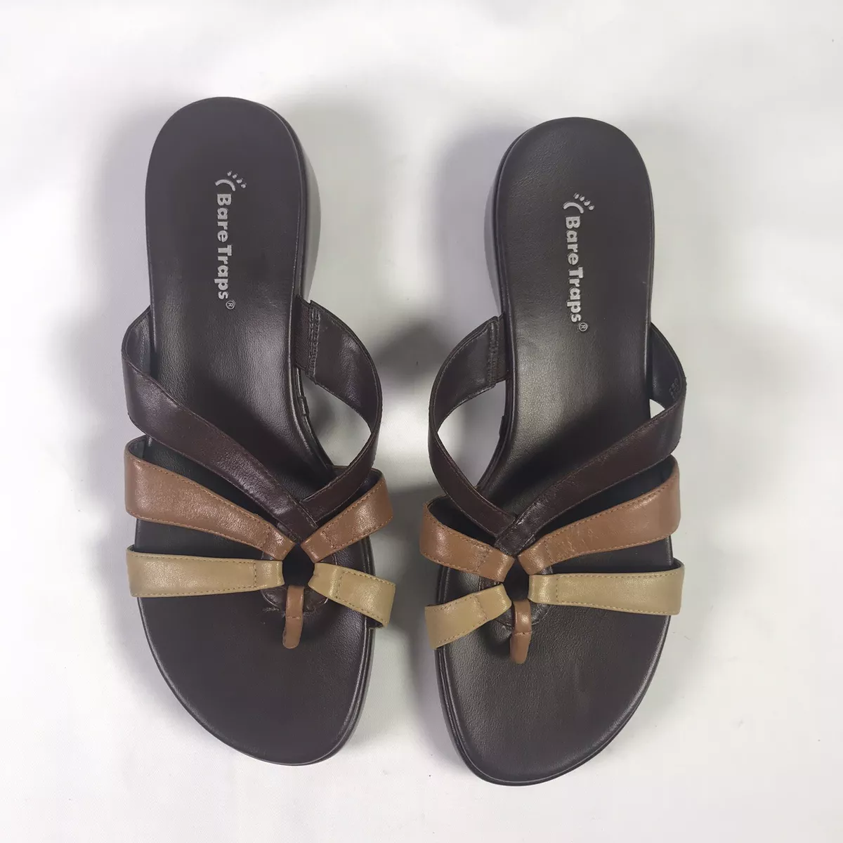 Thong bare traps sandals clearance