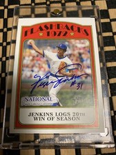 2021 Topps Fergie Ferguson Jenkins Cubs On Card Autograph Auto Flashbacks NCSS