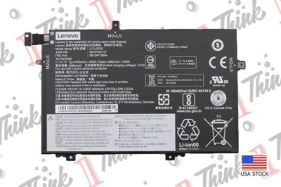100% NEW Genuine Lenovo ThinkPad L15 Gen 2 battery - 5B10W13894