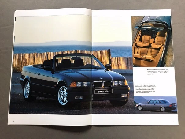 1997 BMW 318i 328i Convertible 26-page Original Car Sales Brochure Catalog Foto 4 de 4