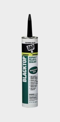 Dap BLACKTOP Synthetic Asphalt/Rubber TEXTURED BLACK Sealant 10.1 oz. 27065