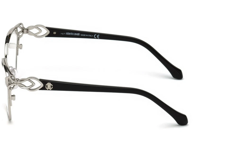 Marco de gafas de metal plateado Roberto Cavalli LONDA RC5062 016 53-17-140 RC 5062 Foto 3 de 4