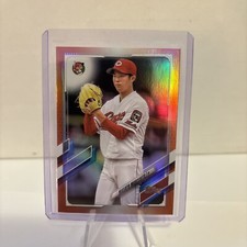 2021 Topps NPB Nippon Professional Baseball Orange Foil /25 Masato Morishita #8