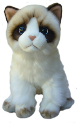 12 Zoll Stoffpuppe Katze Teddy Stoffpuppen KATZEN Plüschtier Katze Stofftiere Teddys Katzen Haustiere