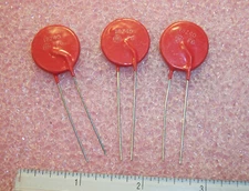 QTY (20) V18ZA40 GE 20mm 18V METAL OXIDE VARISTORS MOV 18Z40 NOS