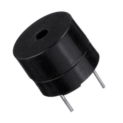 10 Pack DC 5V 12mm 80dB Active Piezo Buzzers - Continuous Sound, PCB Mounting, 2-Pin