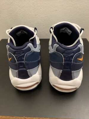 Nike Air Max 95 Navy Blue Laser Orange AJ2018-401 Men's Sz 9 | eBay