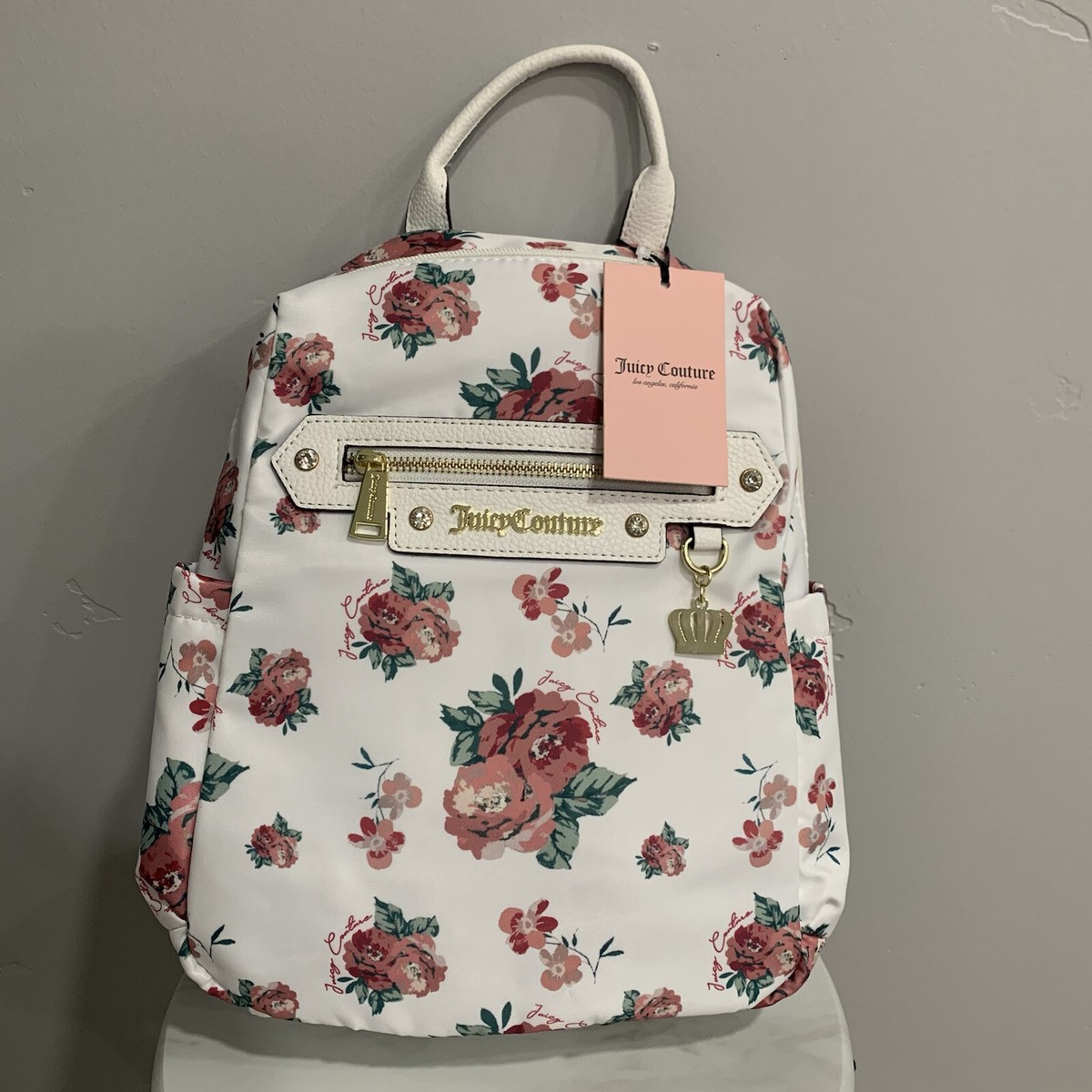 Juicy Couture Floral White Mini Backpack NWT | eBay display picture 2