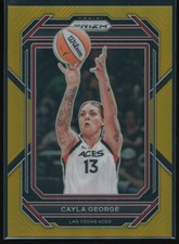 Cayla George 2023 Panini Prizm WNBA Gold Prizm #58 /10