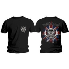 Image of OFFICIAL LICENSED - MOTORHEAD - BRITISH WARPIG AND LOGO T SHIRT LEMMY METAL