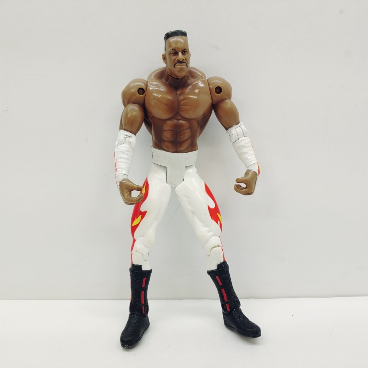 WCW Wrestling Figure Booker T White Outfit 1999 Toy Biz | eBay