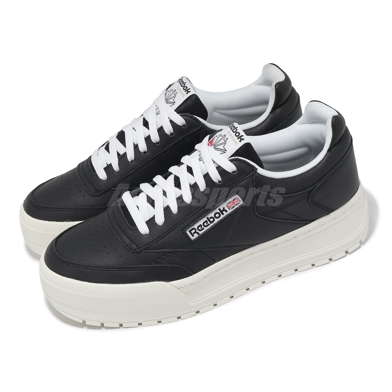 Reebok Club C Megacourt Black Chalk White Men LfieStyle Casual Shoes 100201239