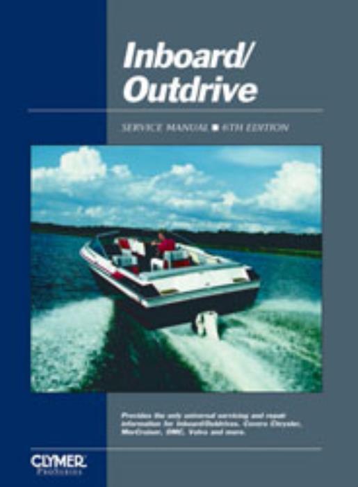 Manual Inboard/Outdrive Chrysler Evinrude Marine Drive Mercruiser Clymer Service