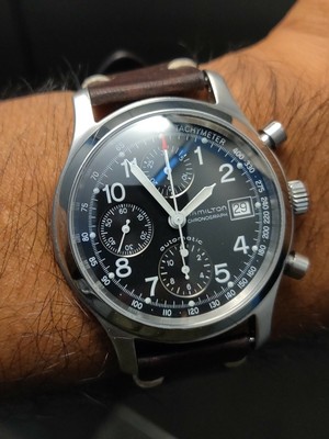 Hamilton Automatic 38mm Chronograph Valjoux 7750 Serviced 2021 | eBay