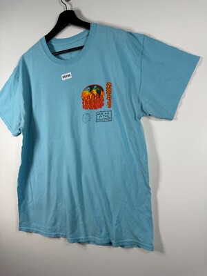 Travis Scott Cactus Jack Mens Class Of 2020 T Shirt Blue Sz Large