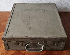 Interessante Holzkiste "Nur für den Fachmann" - Militär?, Feuerwehr - um 1940/50