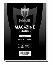 200 Max Pro Magazine Size ACID FREE Backing Boards backer