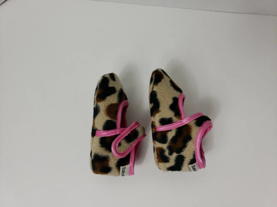 Bebé Bella Maya Estampado Leopardo Rosa Bebé Cuna Zapatos 0-6 Meses (Usado) Foto 4 de 4