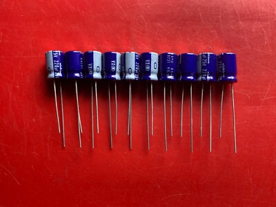 10x UVX1E221MPA NICHICON CAP Alum 220uF 25V 85' 8x11.5 Radial