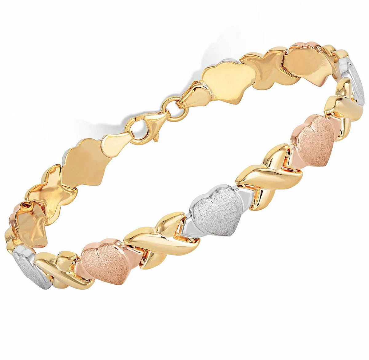 Hearts and kisses bracelet sale