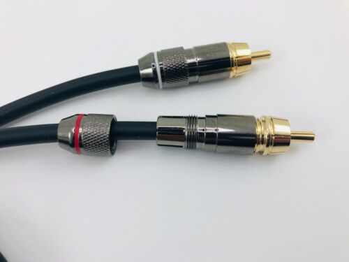 Hi-Fi High Fidelity Shielded RCA Audio Cable Turntable + Weight 100 Cm - Picture 4 of 10