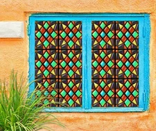 3D Black Brick A264 Window Film Print Sticker Cling Stained Glass UV Zoe