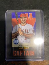 Mike Trout Captain's Mini Purple Variation 189/250 2021 Topps Gypsy Queen Angles