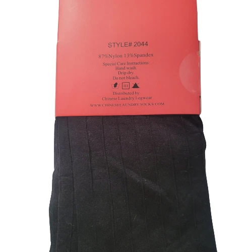 Lavandería China Lujo Rodilleras 6 Pares Negro Talla 9-11 Nuevo Foto 2 de 2