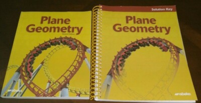Abeka 11th Grade Plane Geometry Student text Solution key  FB110
