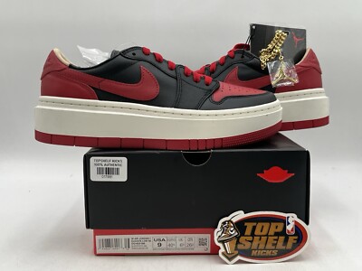 New Wmns Jordan 1 Elevate Low Se Bred 2022 Size 9/7.5 OG Authentic Rare Ds