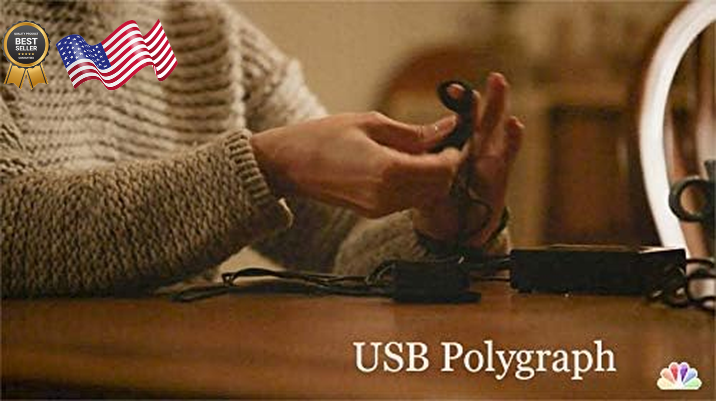 USB Polygraph Machine Real Home Lie Detector Test Testing Kit Truth ...
