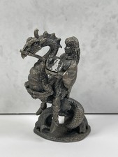 Vintage Myth & Magic Tudor Mint The Dragon Rider Figure 9.5cm No.3029