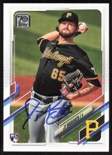 2021 Topps JT Brubaker Rookie Auto Pittsburgh Pirates #560 RC Card Signed