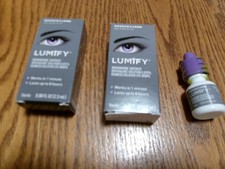  3x NEW - Bausch  Lomb Lumify Eye Drops, .08 oz, READ DESC for exp dates