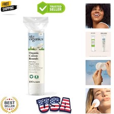 Organic Cotton Rounds for Sensitive Skin, 100...