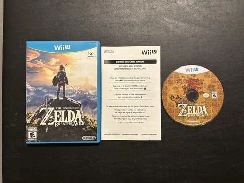 The Legend of Zelda: Breath of the Wild Wii U (First Print w/ Misprint) Complete