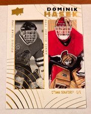 2024-25 UD Tim Hortons Rookie Retro Dominik Hasek Ottawa Senators HOF Goalie #95