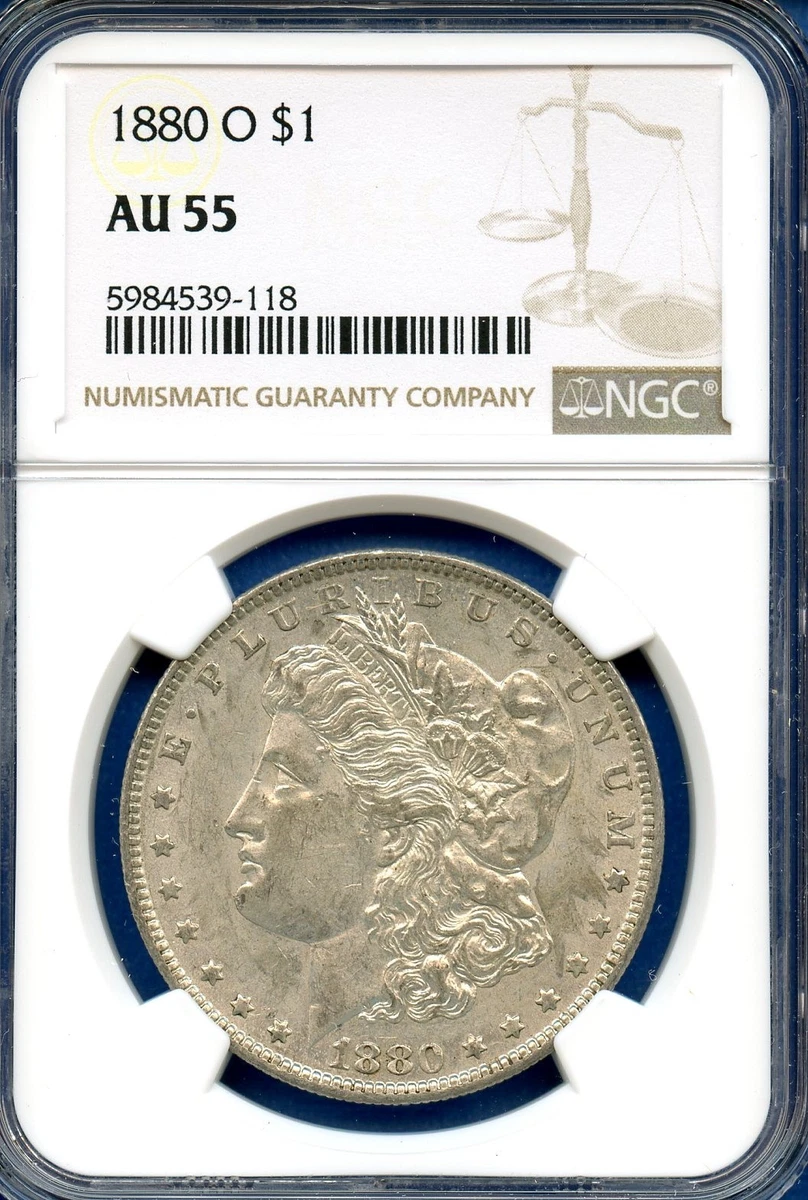AU 55 Graded 1880 Year Morgan US Dollars (1878-1921) for sale | eBay