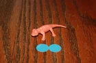 Vintage Nabisco Cereal Premium MPC Orange Cynognathus Dinosaur/Monster - Marx