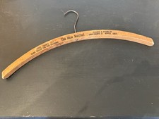 Antique Wooden Dry Cleaning Hanger  The New Method  Denver Colorado