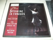SPEAKING IN TONGUES Laserdisc LD EXCELLENT CONDITION DANCE IN AMERICA RARE!