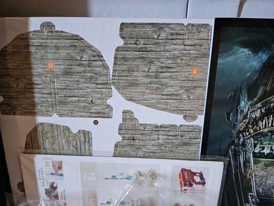 Puzzle 3D  L’OLANDESE VOLANTE FLYING DUTCHMAN CON LED CubicFun Original - Dutch - Immagine 3 di 4