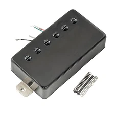 Artec LPA210 Alnico 5 Covered Standard Humbucker Neck Pickup 8.4K Black Neck