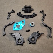 Tamiya TA06 Rear gearbox Parts Motor Mount And Pulley