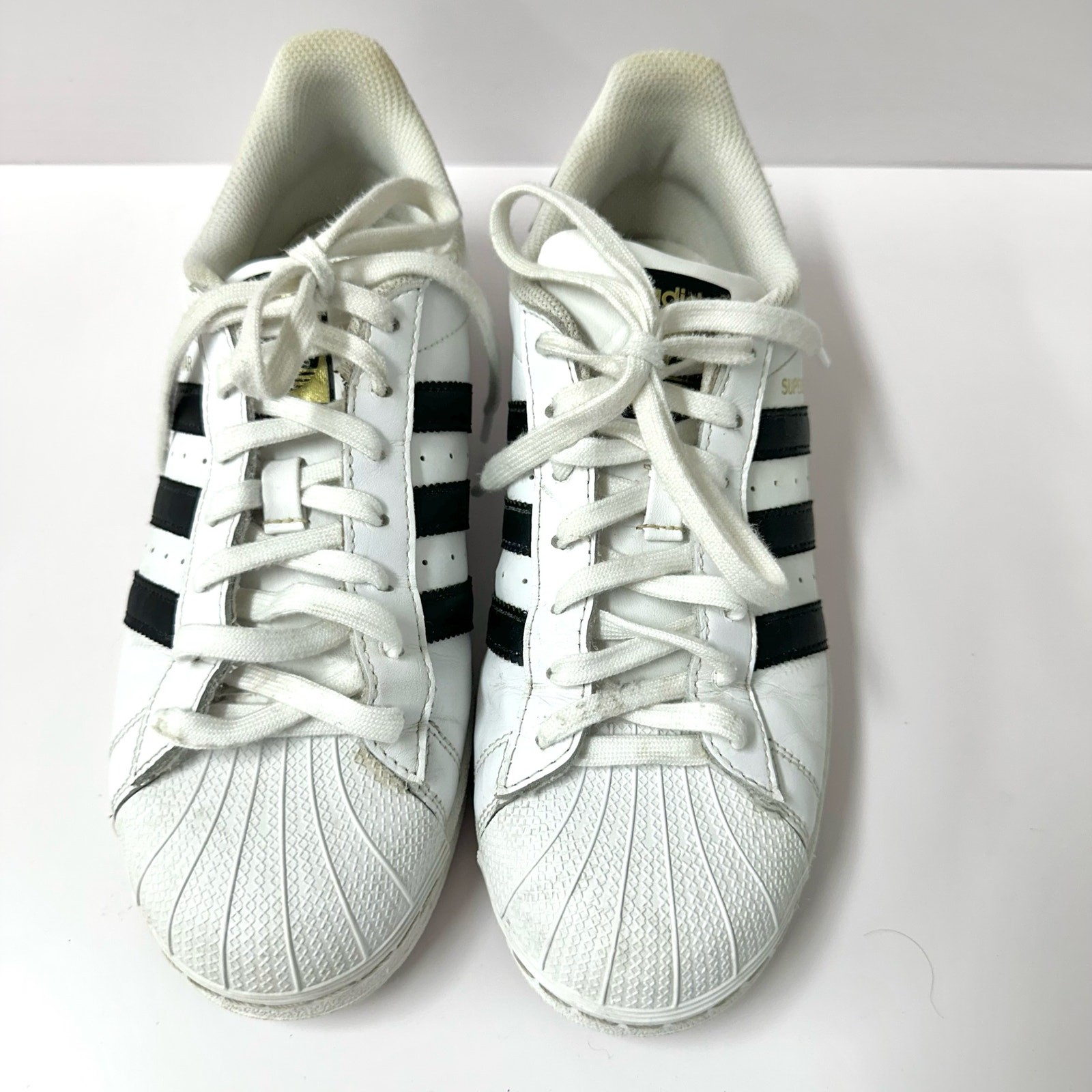 Adidas Superstar shell toe sneaker Cloud White / … - image 4