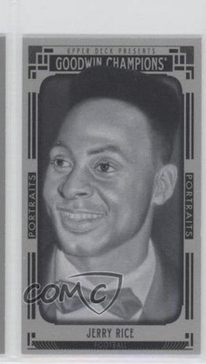2015 Goodwin Champions Cloth Minis Lady Luck Back 28/50 Jerry Rice #135 HOF 2r5