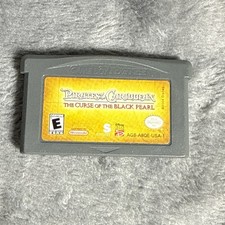 Pirates of the Caribbean Curse of the Black Pearl GBA Tested Working