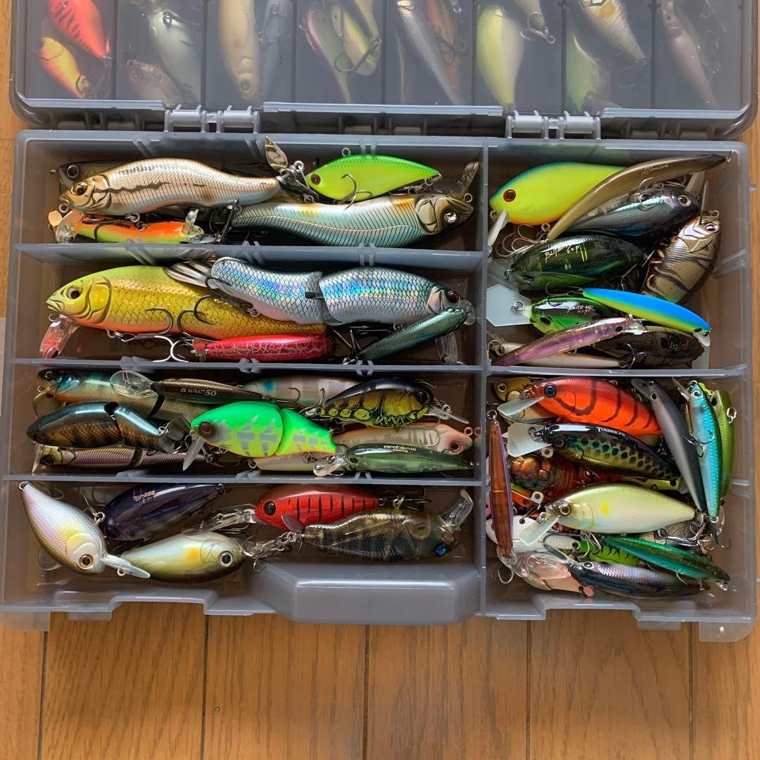 Price reduction, bass fishing retirement, 117 hard lures set ② - Image 2