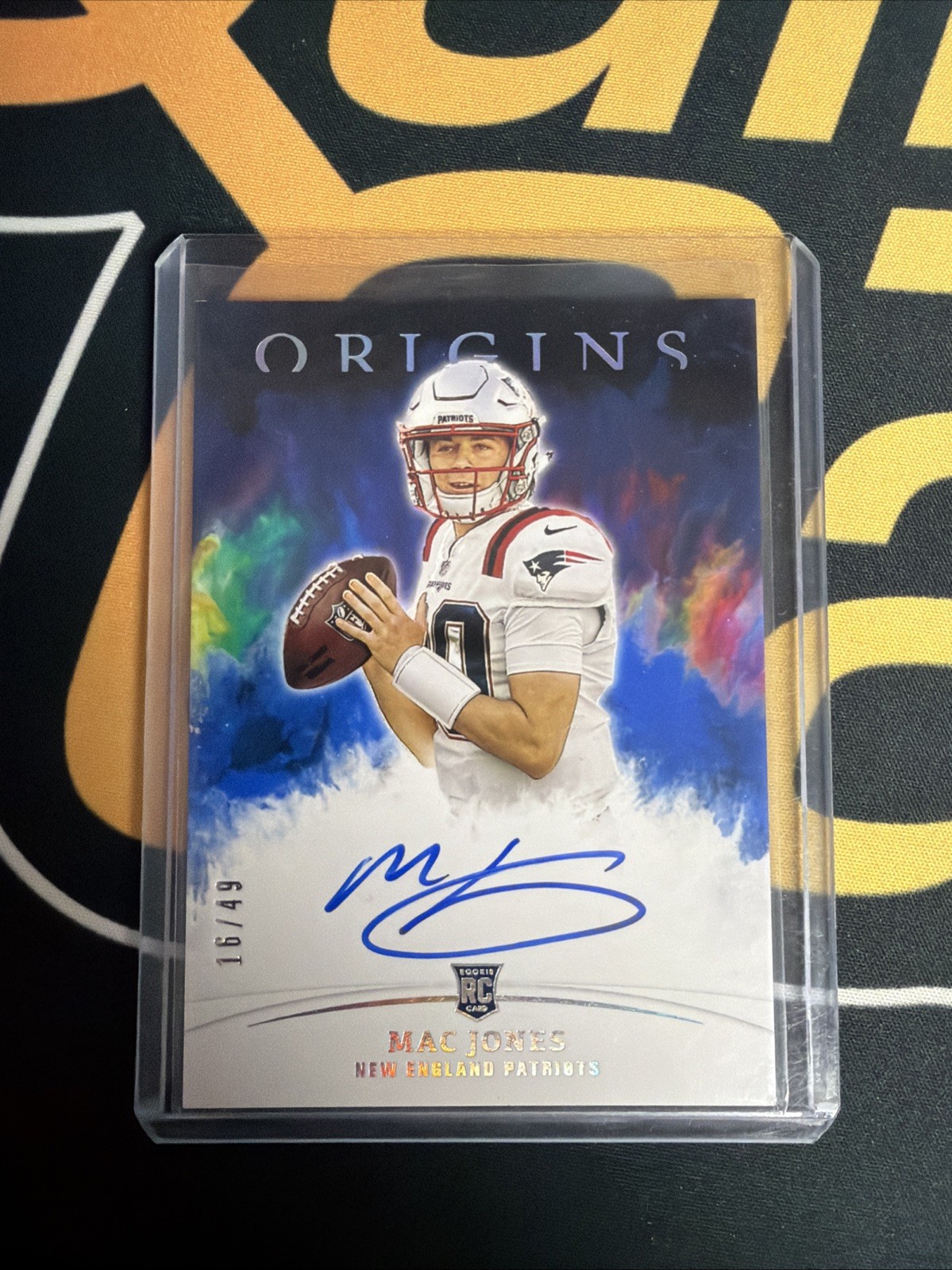 2021 Panini Origins Mac Jones Rookie Auto Blue /49
